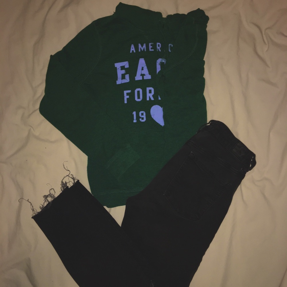 Cropped hoodie